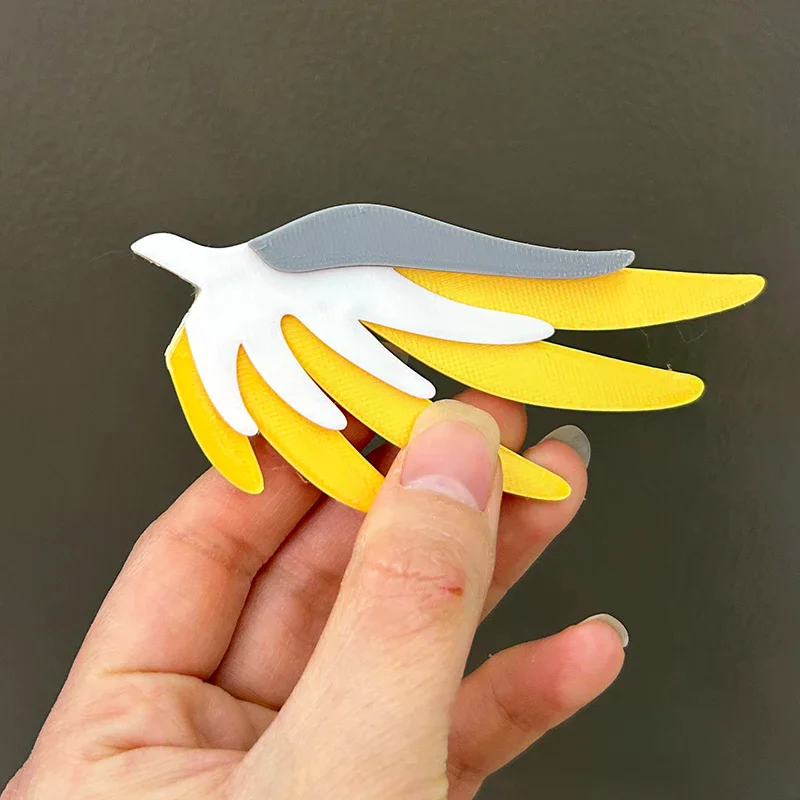 

1pc Wings Decorative Ornaments (not 1pair) E-sports Room Decoration Screen DecoratorReduce Stress For Home Office