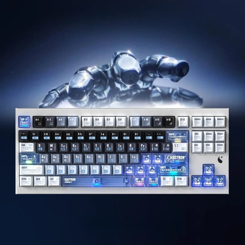 

PD87M Pro Mechanical Keyboard Wireless 3 Mode Aluminium Alloy Gasket Wireless Keyboard Customized RGB Gaming Keyboards PC Gamer