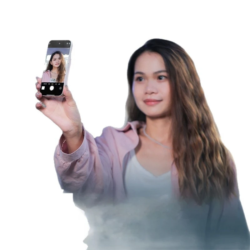 WIFI + บลูทูธหน้าจอแม่เหล็ก Vlog โปรเจคเตอร์ภาพวิดีโอ Selfie Stick รีโมทคอนโทรลสําหรับ iPhone และโทรศัพท์ Android