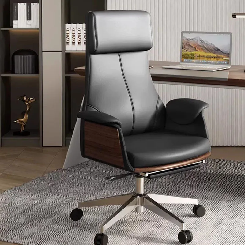 Rocking Ergonomic Office Chair Computer Stool Dining Chair Wheels Executive Fishing Lazyboy Silla Mecedora Nordic Furniture