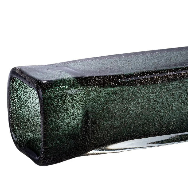 Modern simple glass handmade vase, flower arrangement dried flower device, creative ornament for decoration