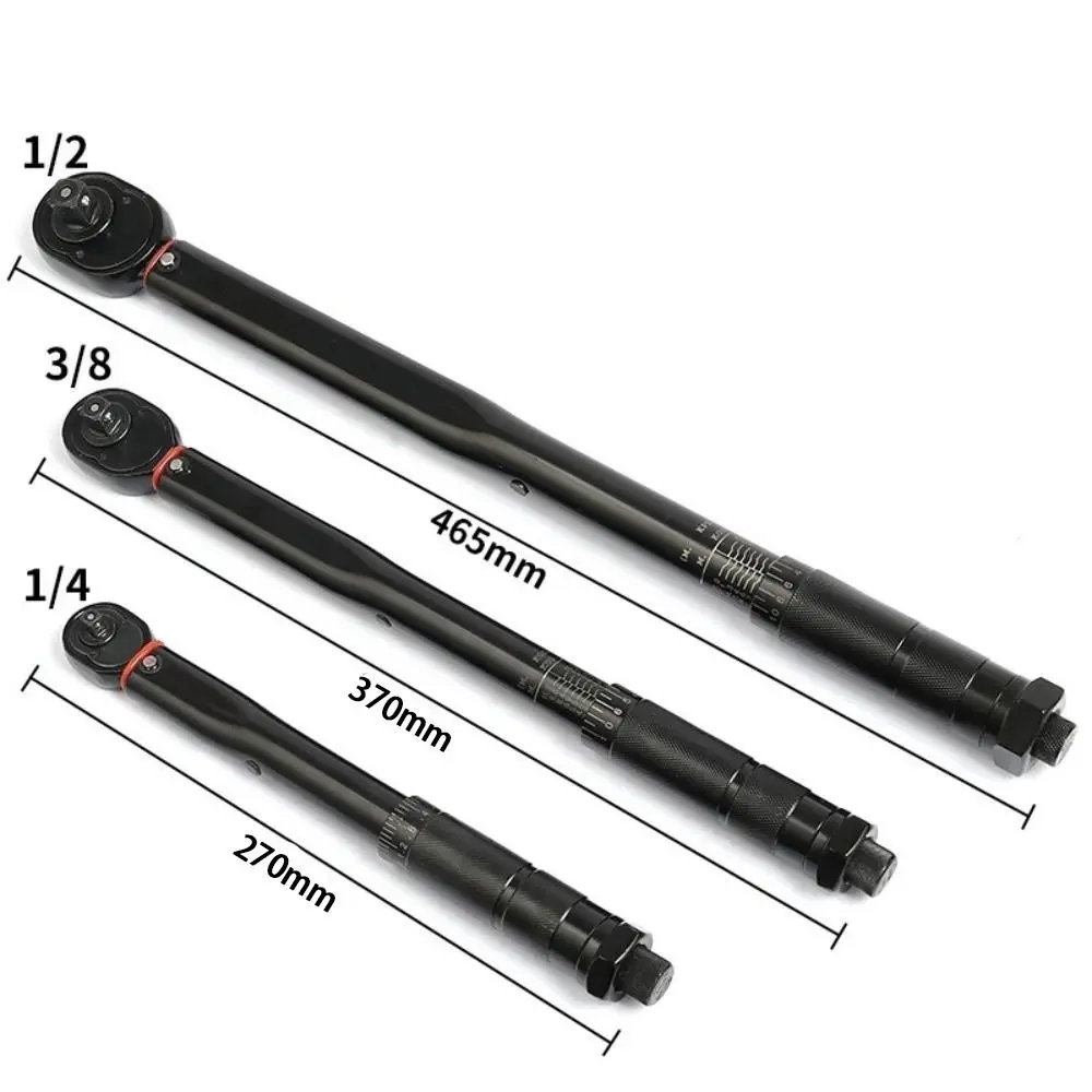 High Quality 1/2'' 3/8'' 1/4'' Torque Wrench Adjustable Portable Wrench Multi-functional Repairing Tool Hand Tools