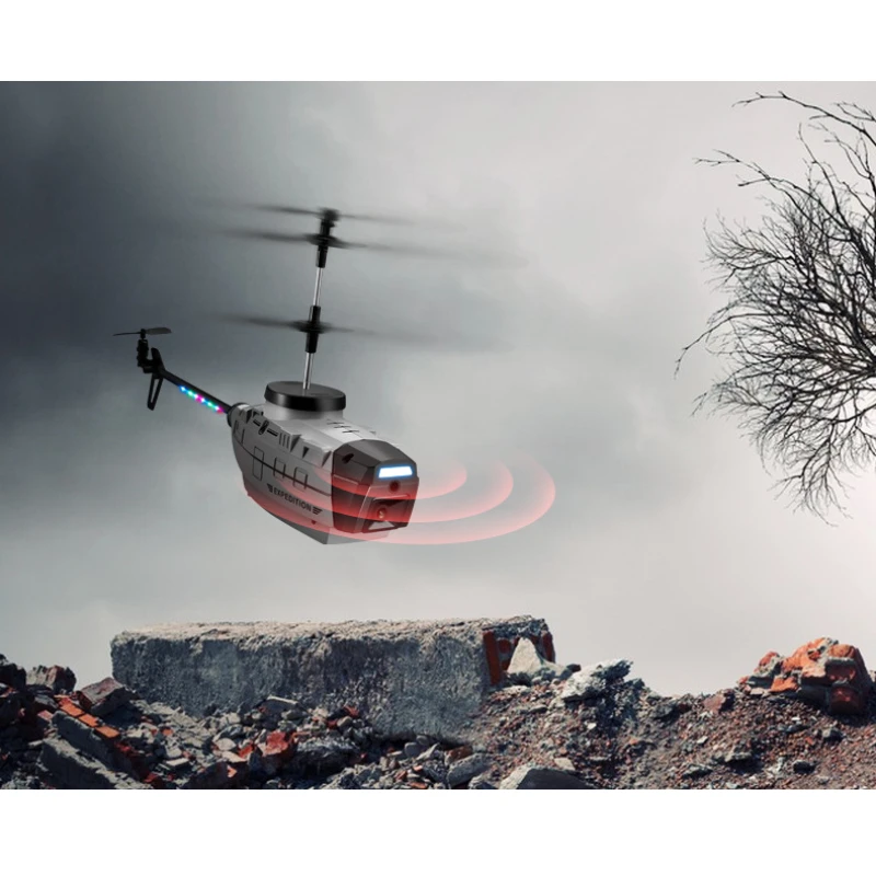 Ky202 Helicopter Drone Crossing Machine Remote Control Toy Obstacle Avoidance Aircraft Resistant To Falling Classic Toys