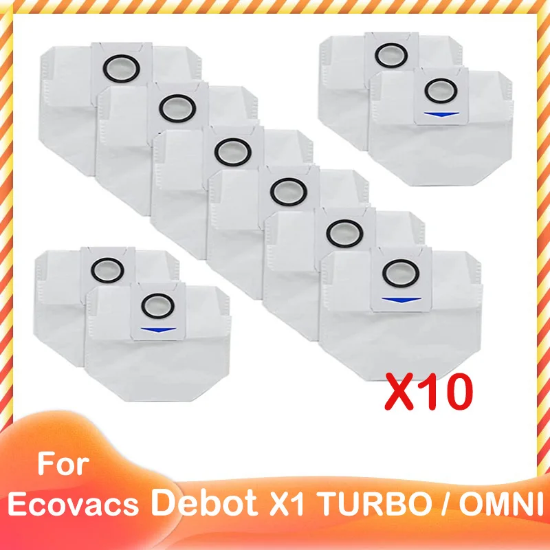 Ecovacs Debot X1 Turbo Omni 로봇 진공 청소기 교체 먼지 봉투 액세서리 부품, 예비 키트