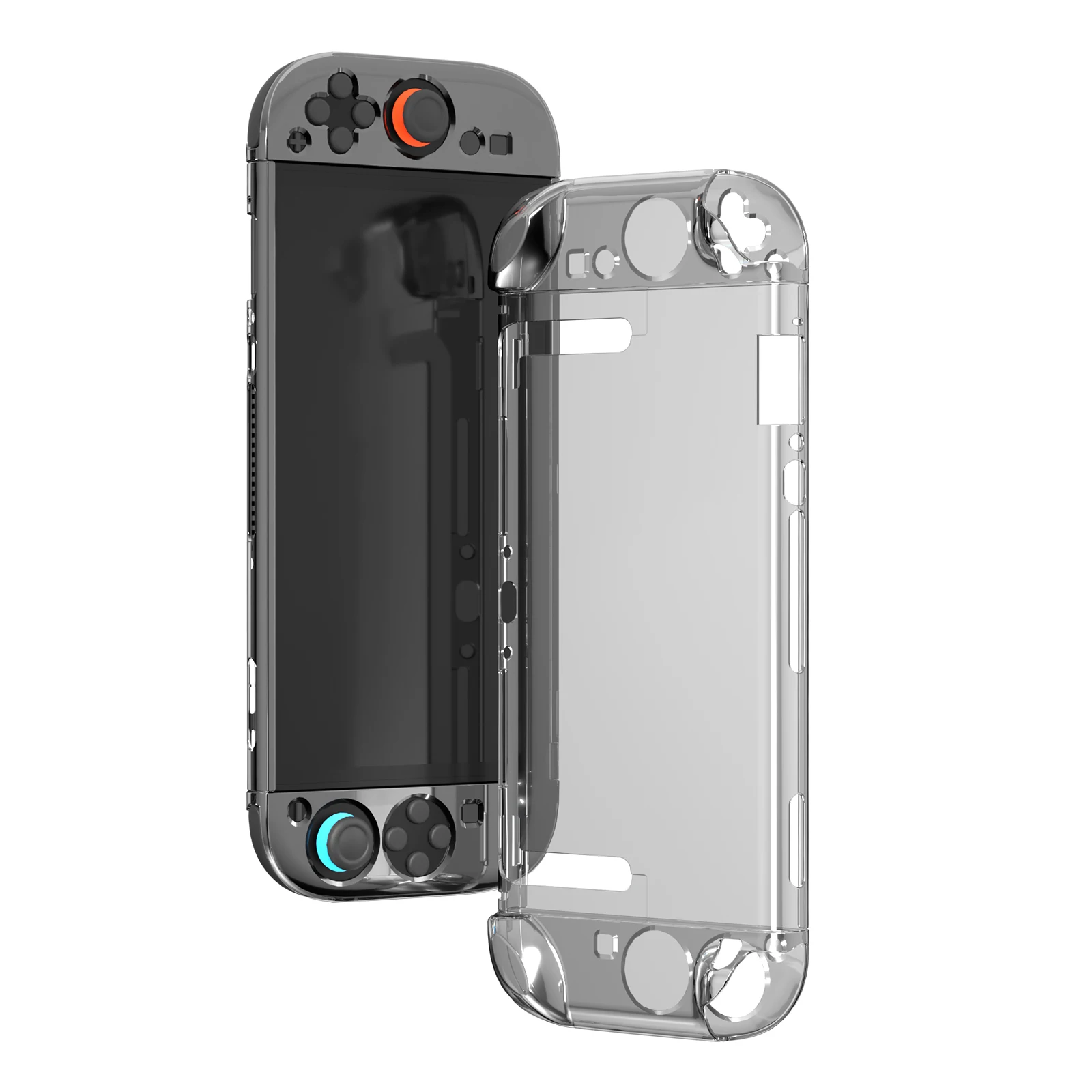 Clear PC Hard Case for Switch 2 Split Protective Case Cover Anti-fall Protective Shell Cover Anti-scratch Crystal Protector Case