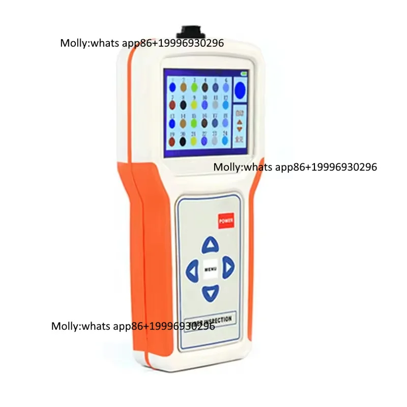 MPO Red Light Meter Fiber Inspection Multi-Core Fiber 12/16/24 Cores Handheld MPO VFL for Fiber Connector