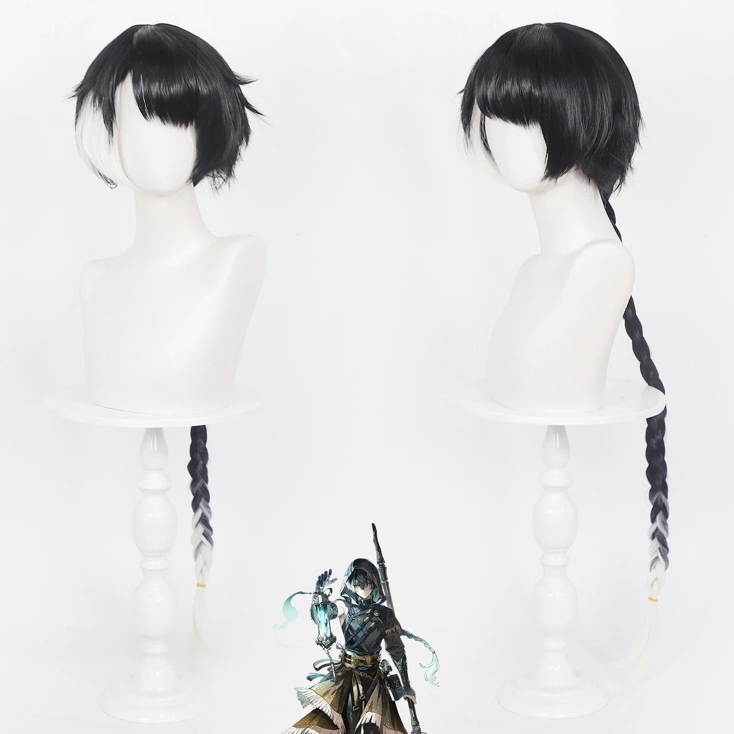 Jing Ran Cosplay Wig Anime Game Wuthering Waves Jingran Hair Wigs