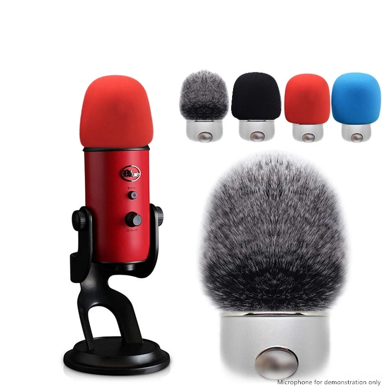 Logitech-青いYeti pro用の交換用アクセサリー,USBコンデンサーマイク