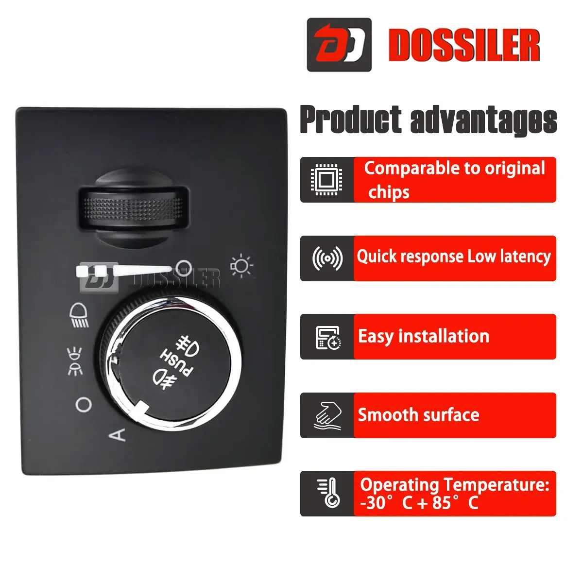 68189157AA Dossiler high quality Instrument Panel Dimmer Switch fit for 2014-2015 Jeep Grand Cherokee STANDARD 68258719AA 6 Pins