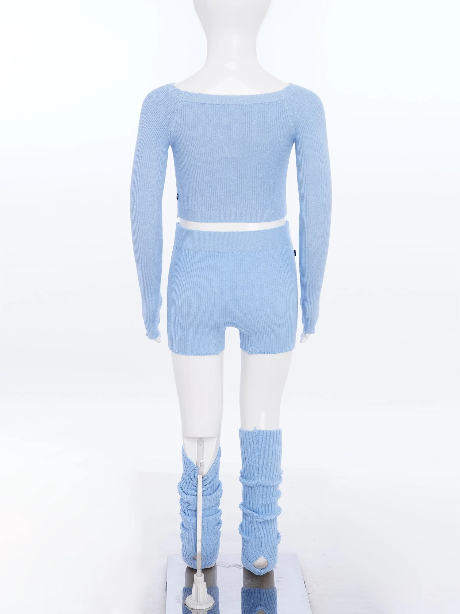 في سن المراهقة الأطفال الخريف الشتاء الباليه ممارسة الاحماء زي الجمباز البلوفرات طويلة الأكمام المحاصيل مع السراويل + تدفئة الساق