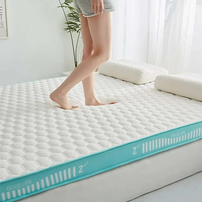 New Latex Mattress Slow Rebound Memory Foam Filling Single Thickened Tatami Hotel Family Double Soft Mattress Full Size