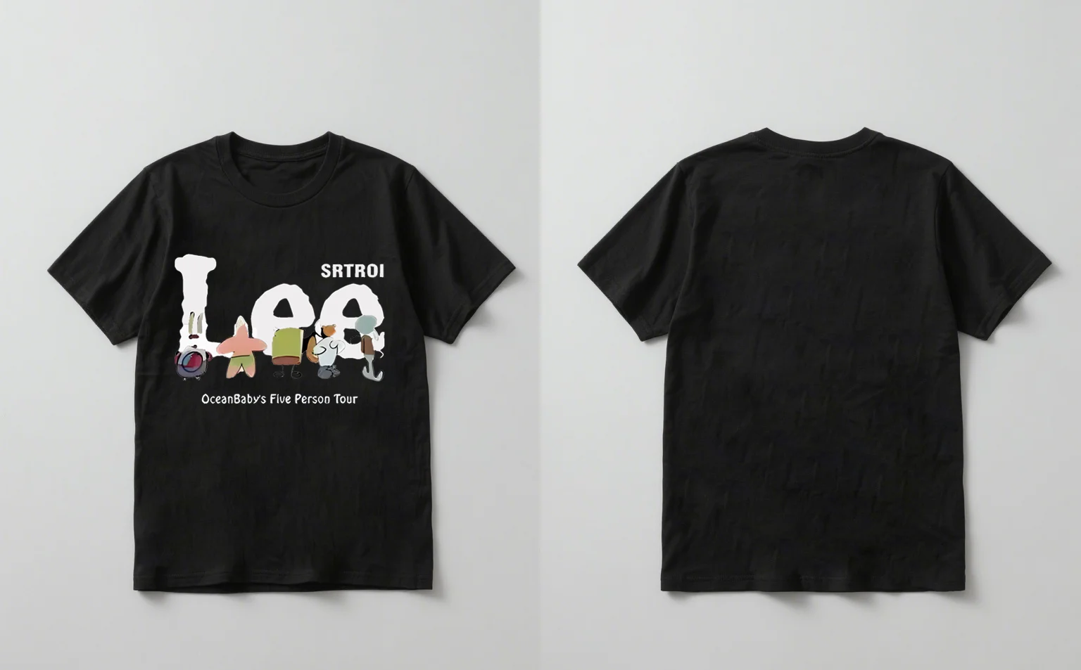 2025 New casual printed short-sleeved T-shirt 