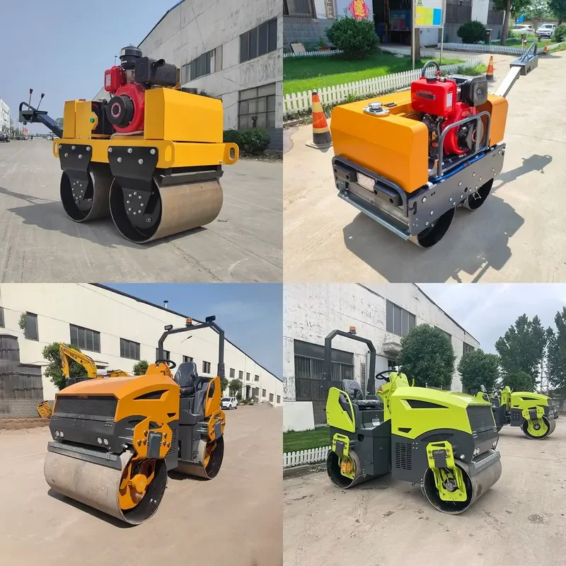 2026 CE 1 Ton 3 Ton 5 Ton Road Roller Double Drum Roller Compactor Road Roller