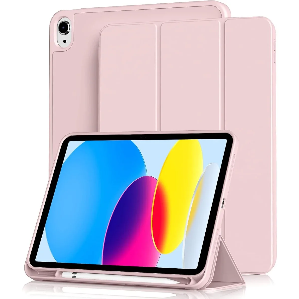 Case for iPad (A16) 11th Generation 11 inch 2025, iPad 10th Generation Case 10.9 inch 2022  Pencil , Smart Trifold Stand Cover
