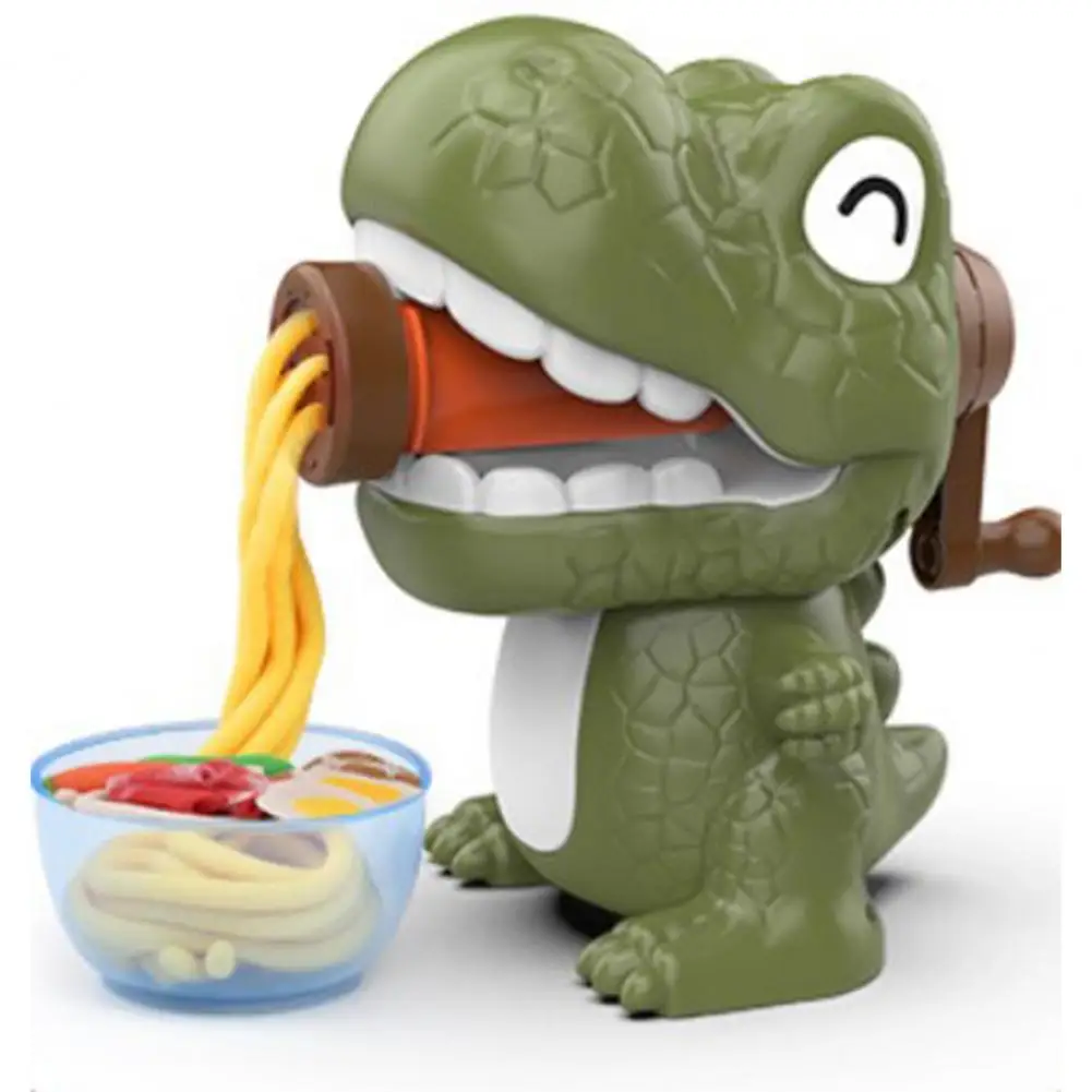 Anti-stress Toy Dinosaur Noodle Maker Play Dough Set for Adorable Parent-child Interaction Kitchen Creations Cartoon Shape