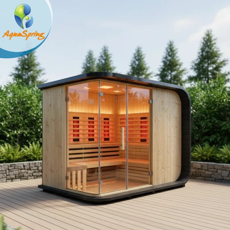Customized sauna room manufacturer direct sales outdoor  room outdoor sauna cabin