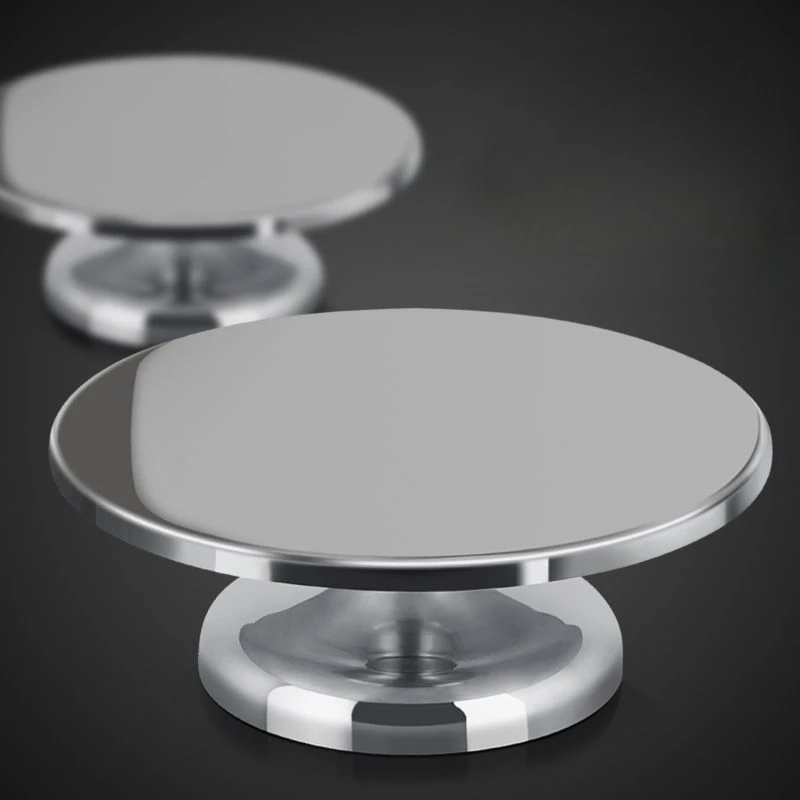 

Stainless Steel Framing TurntableSmooth and SmoothSilent and BeautifulFraming TableCake Turntable30cmBaking Tools Cake Board