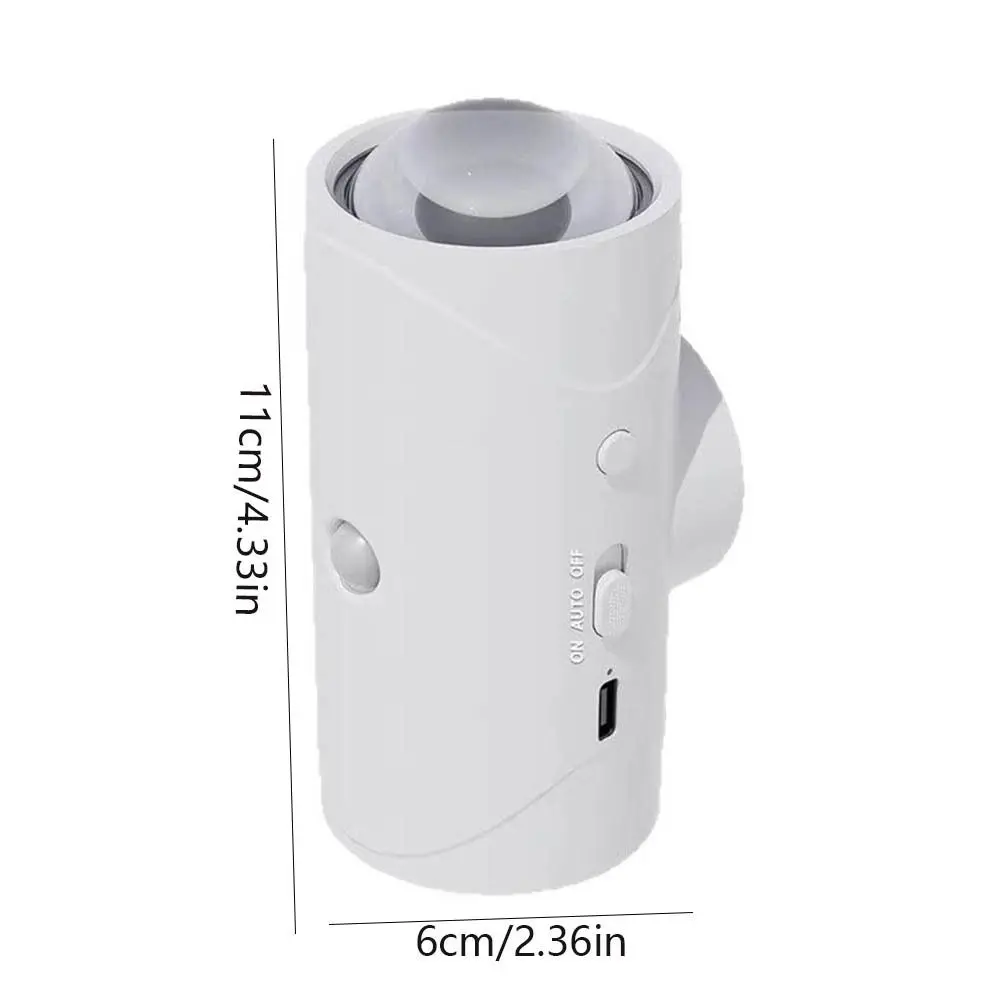 Rechargeable Sensor Night Light with Motion Sensor Dimmable RGB Gradient Ambient Light RGB Energy Saving Wall Lamp Wardrobe