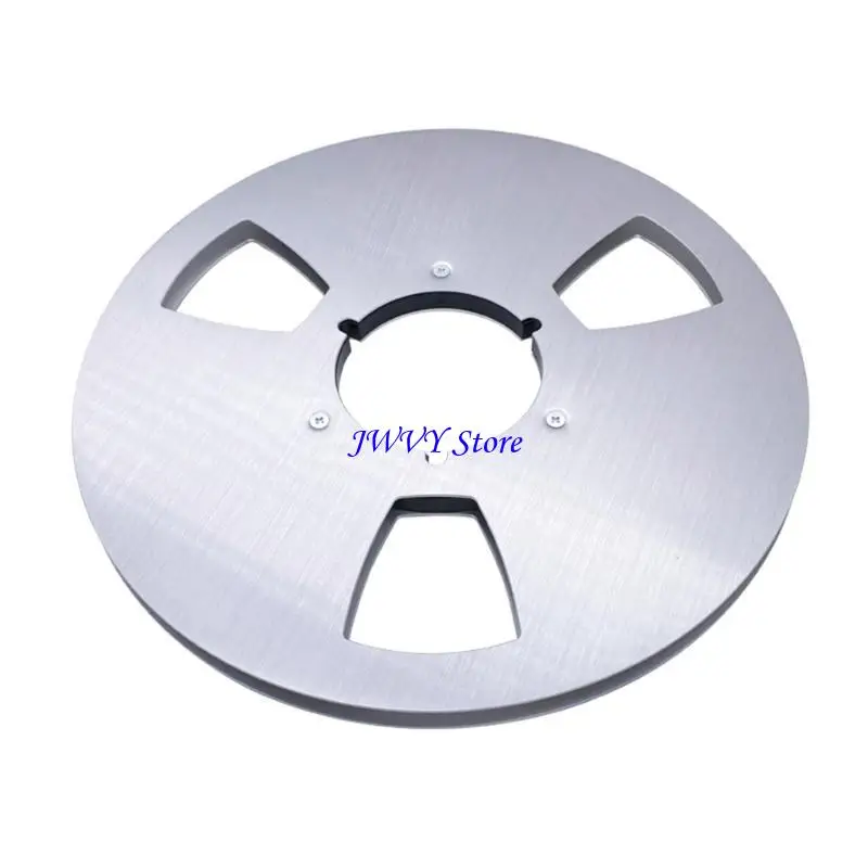 573a Metal Takeup Reel Opening Machine Parts 3 Hole 1/4 10 inch lege voor om een ​​tape -recorder te ringen