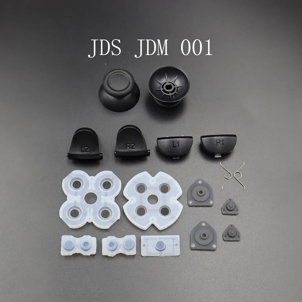 For PlayStation Dualshock 4 PS4 PRO Slim Controller L1 R1 L2 R2 Trigger Buttons Analog Stick Conductive Rubber Repair