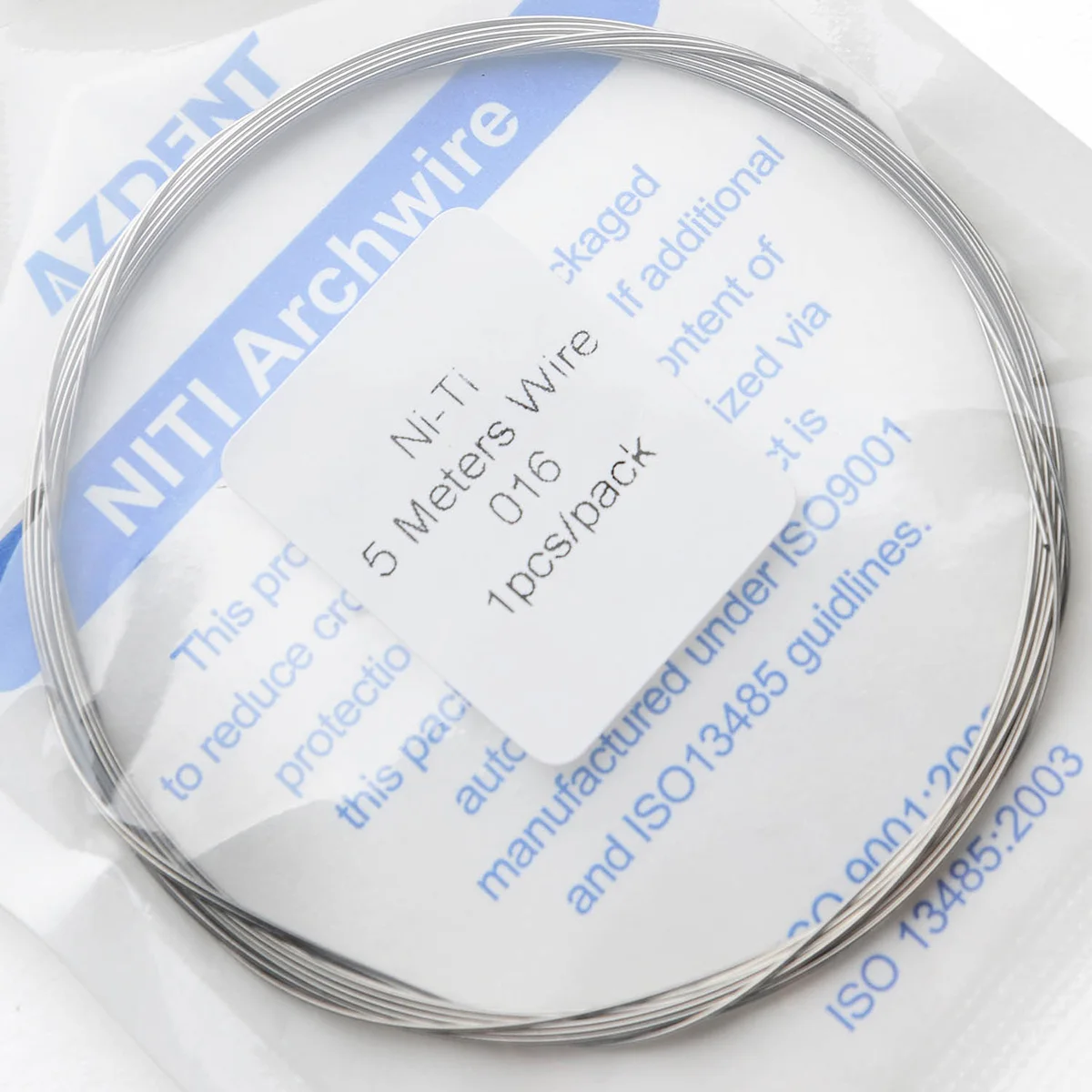 5 Meter/Packung AZDENT Dental Orthodontic Niti Long Arch Wire Länge 5 m Größe 0,012 0,014 0,016 – Detail 6