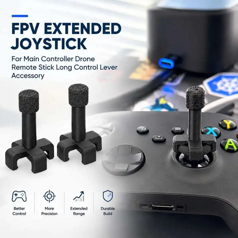 FPV Remote Extended Control Stick Main Controller Long Joystick Drone Pilot Accessory