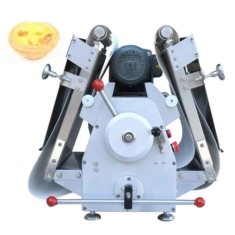 

【Factory Price】Stainless Steel Puff Pastry Machine Desktop Bread Pizza Dough Sheet Shortening Making Machine