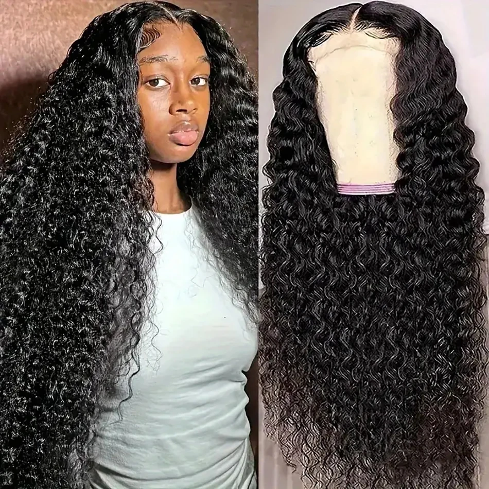 Curly Lace Frontal Wig Pre plucked Hairline 13x6 Transparent Lace Human Hair Wig France 3 Day Delivery Wig Indian 30inch Curly Front Wwig Pre-bleached Knot Wig