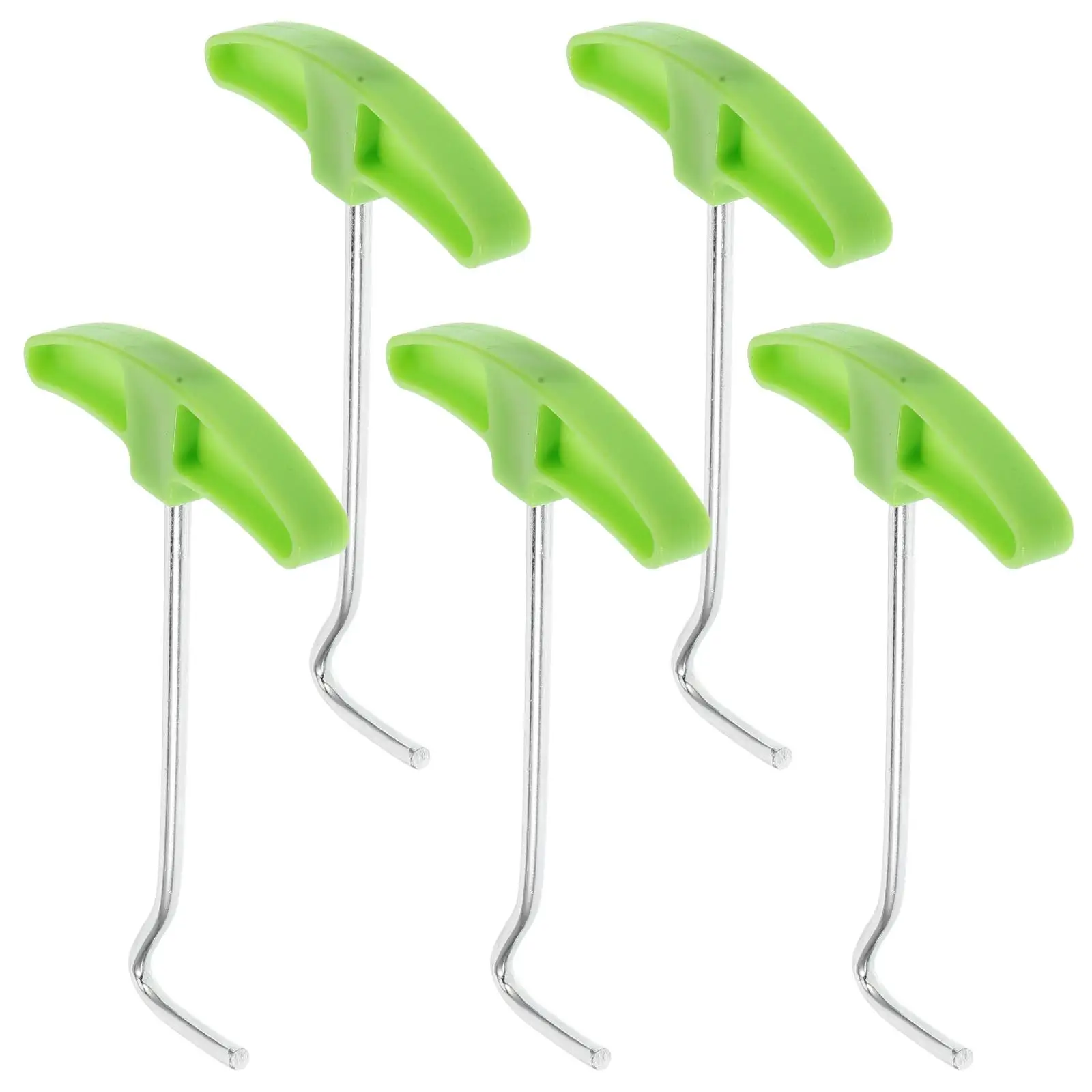 

5pcs Remover Camping Stake Puller Plastic H Vibrant Tent Stake Puller Colors Reusable Tent Tool Outdoor Accessories