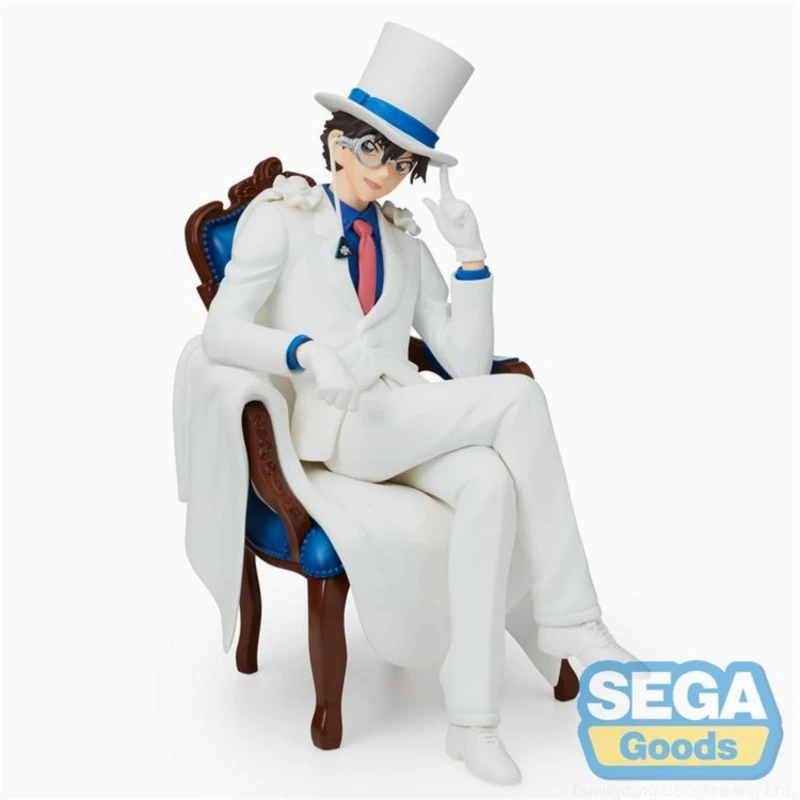 Original Anime Figur 12cm Sega Detektiv Conan Conan Edogawa Stuhl Action figur Modell Spielzeug puppe Ornamente Geschenke