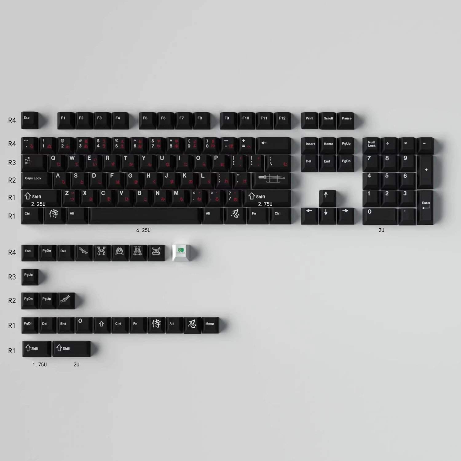 GMK Darth Vader Japanese Keycap PBT 130 keys Cherry Original Highly Adaptable MX Axis Switch Mechanical Keyboard