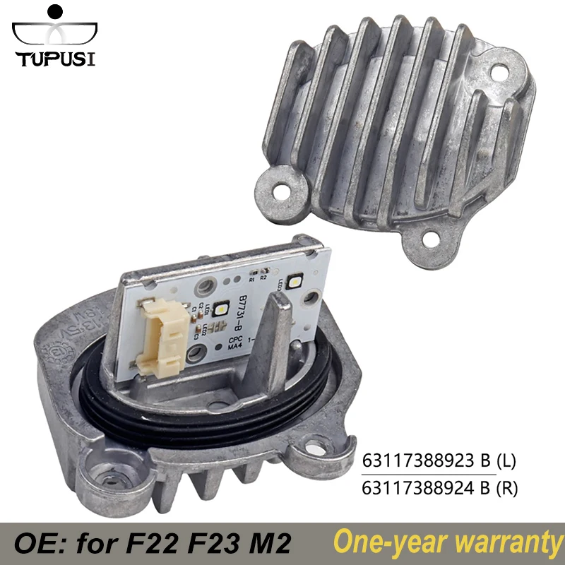 

For BMW 2 Series F22 F87 F23 228i 220i 230i M2 35i 2014 -2017 Xenon Headlight DRL LED Angel Eyes Module 63117388923 63117388924
