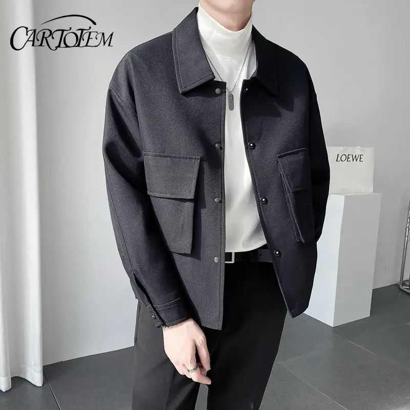 

New Coat Men Spring and Autumn Handsome Short Casual Suit British Style Jacket