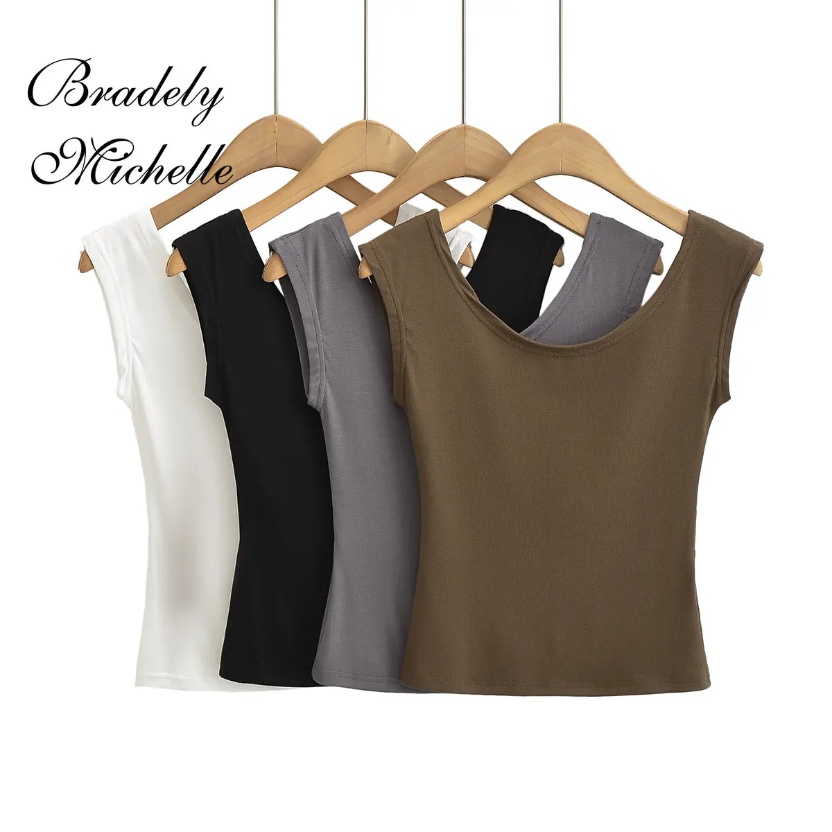 Backless Vests 2023 Summer New Fashion Sexy Women's Crop Tops Sling Vest Camis