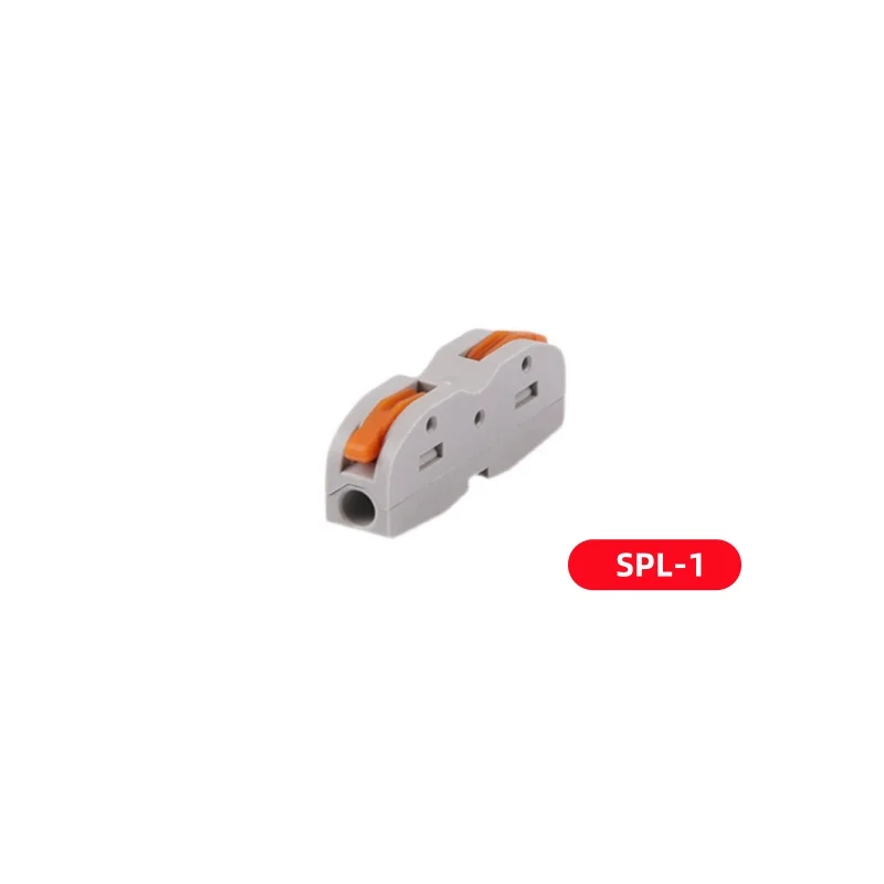 1 unids/lote conector de cable empalmable, conector rápido, conector rápido, conector rápido, conector de par, conector de cable SPL-123