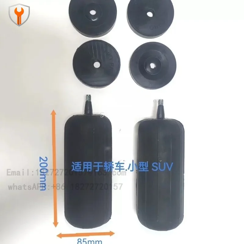 1 pair Universal Thickened Spring Airbags, Rear Suspension Shock Absorber for Automobile Load Bearing & Noise Reduction