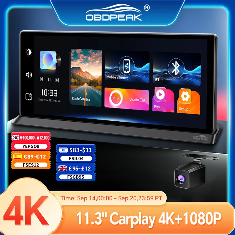 K2 Pro Dash Cam 11.3
