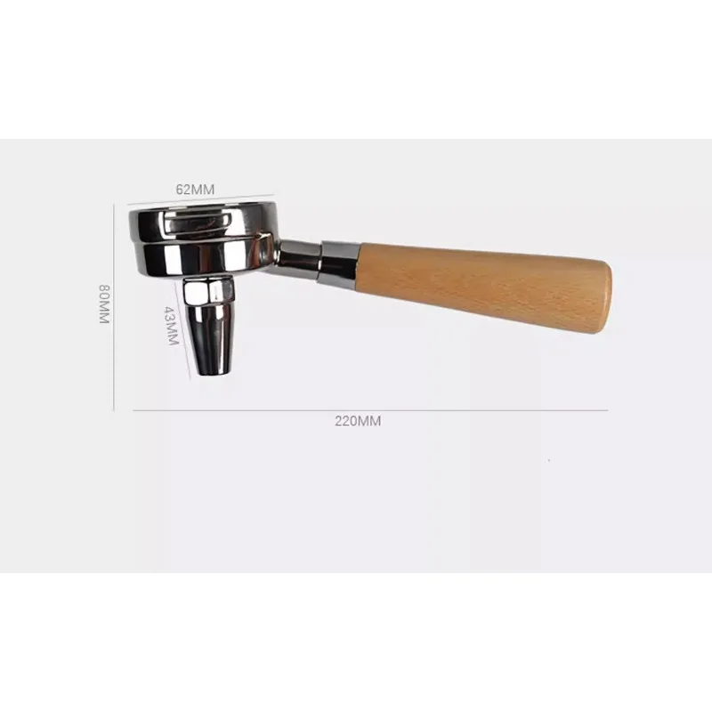 

Suitable for Coffee Machine Tea Extraction Handle E61 Brewing Head Stainless Steel Solid Wood Handle Modified Appliance 58MM