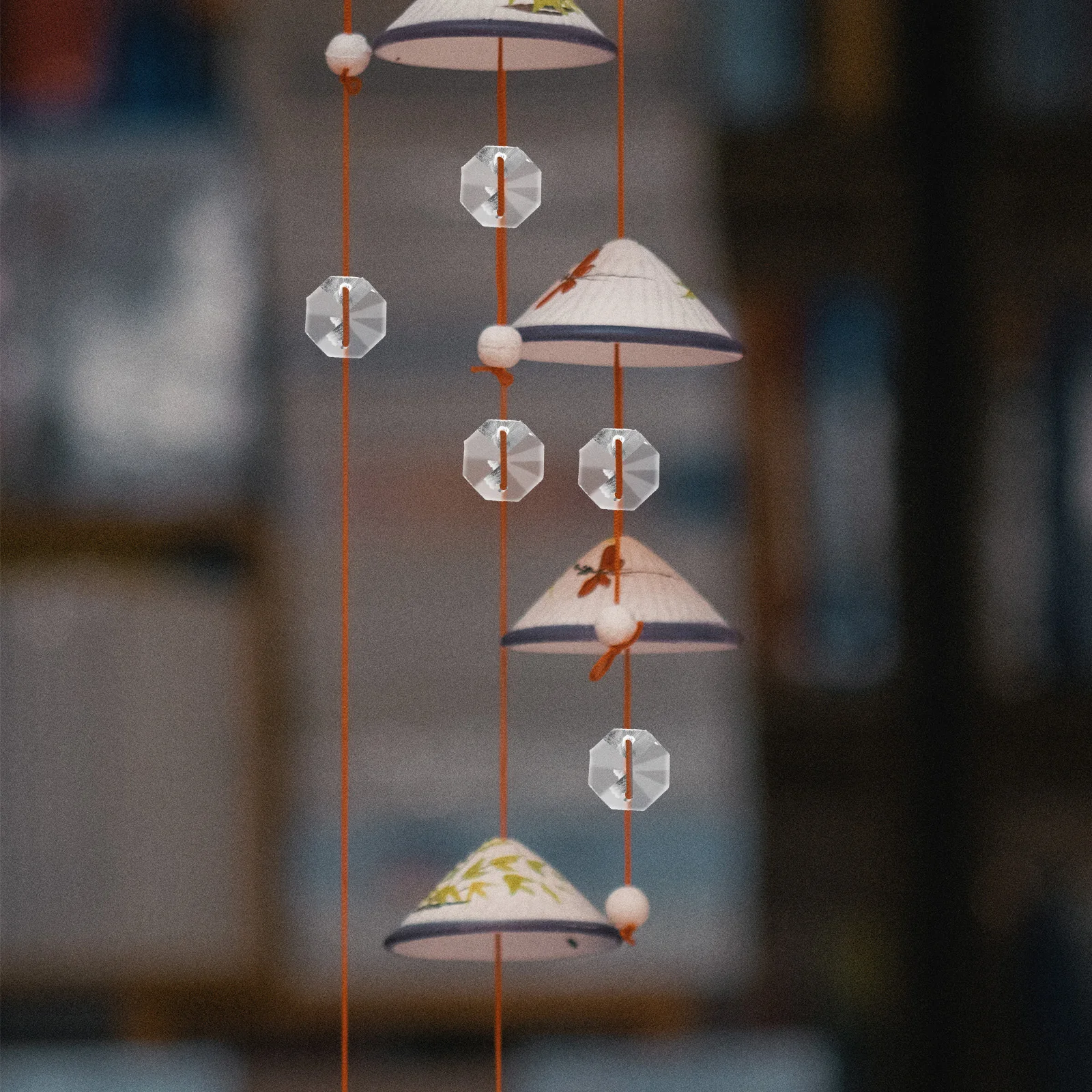 

100Pcs Crystal Octagonal Beads Double Hole Transparent Glass Beads Beaded Curtain Window Decorations DIY Craft Making