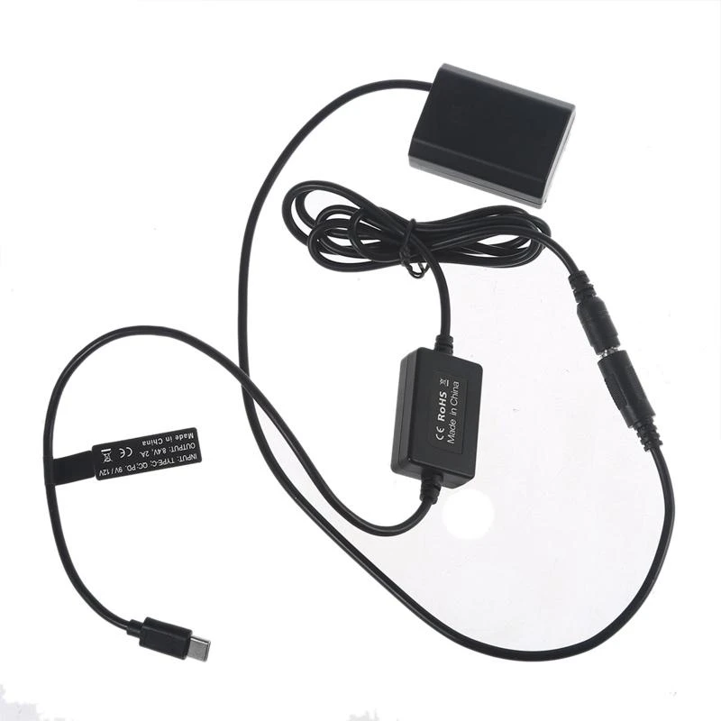 

U55B Portable Type-C to FZ100 Dummy Battery Power Adapter for A6600 A7C A7III A7S