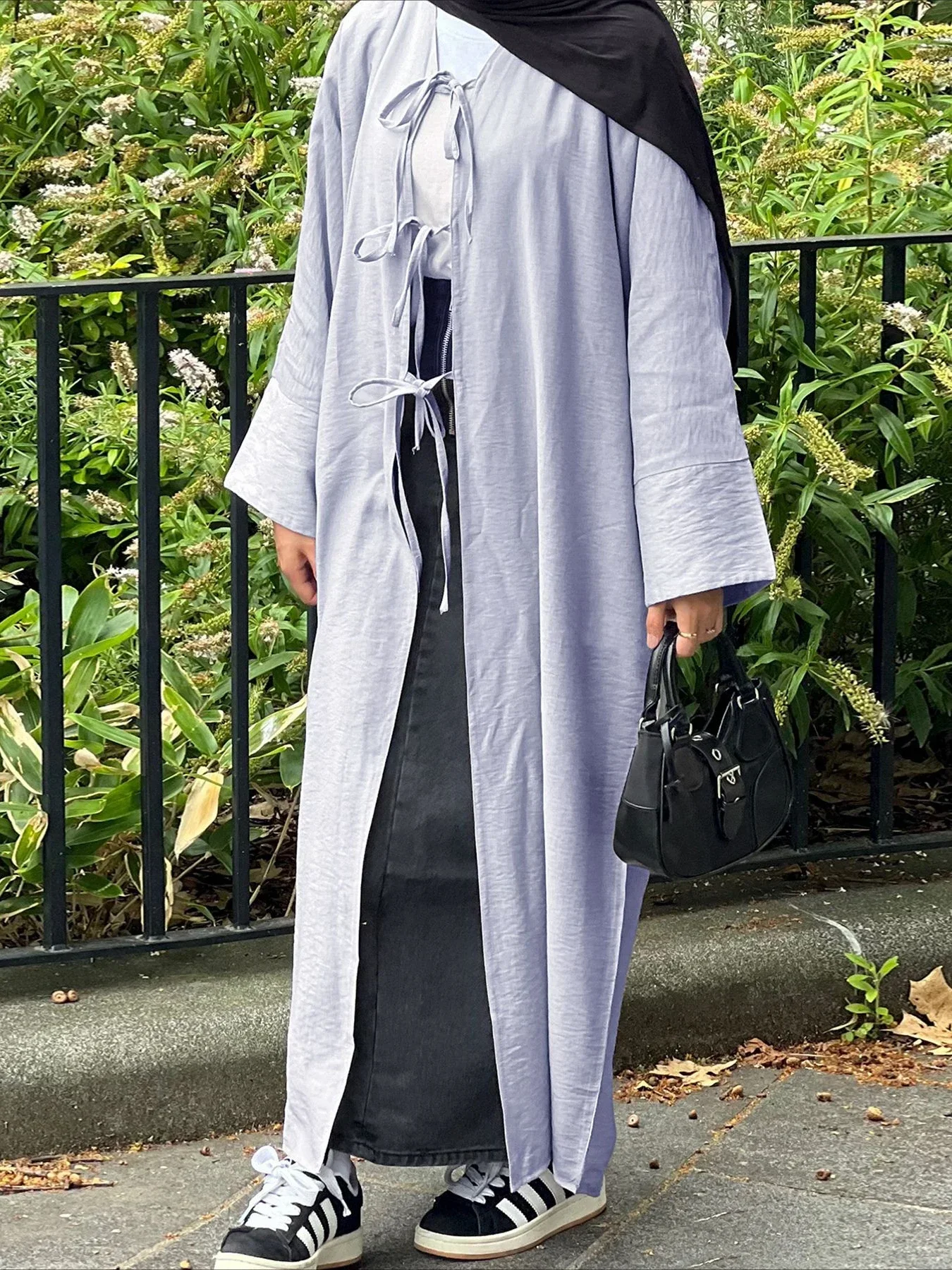 Eid Muslim Women Abaya Modest Arab Open Long Dress Jalabiya Ramadan Lace Up Cardigan Robe Morocco Dubai Abayas Kaftan Vestidos