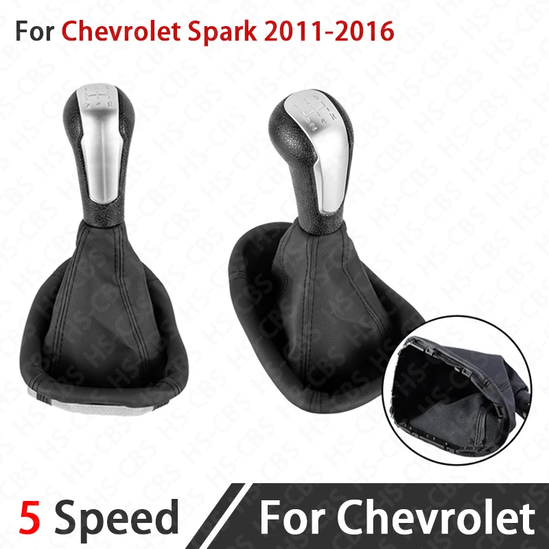 

5 Speed Car Gear Stick Shift Knob Head Transmission Shifter Lever For Chevrolet Spark 2011-2016 Auto Interior Accessories