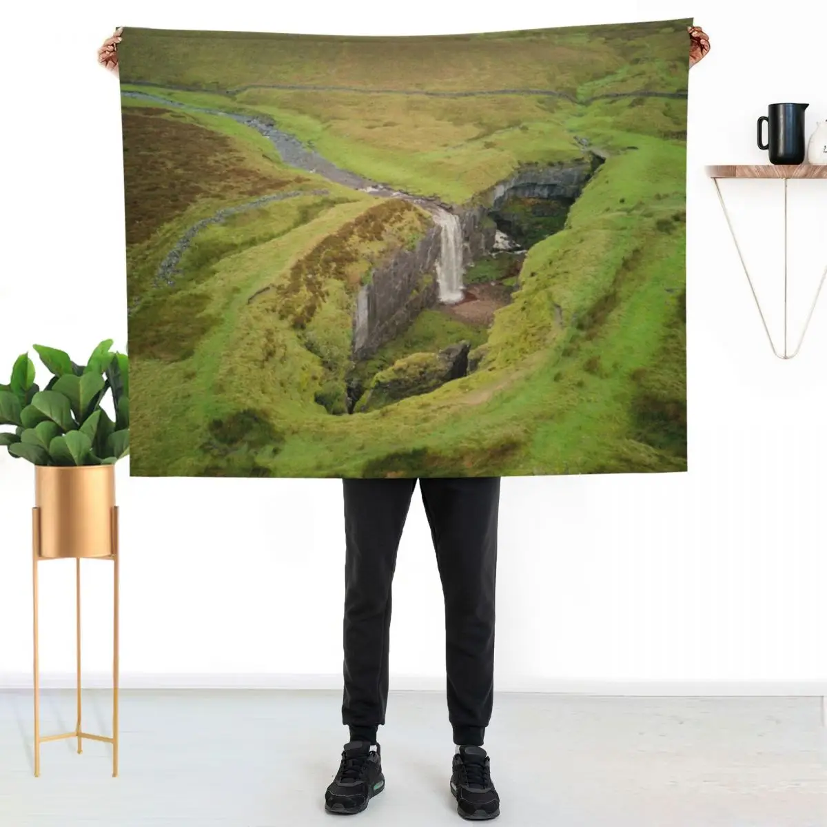 Hull pot winter aerial Throw Blanket Modern Design Soft Blanket for Home Decor