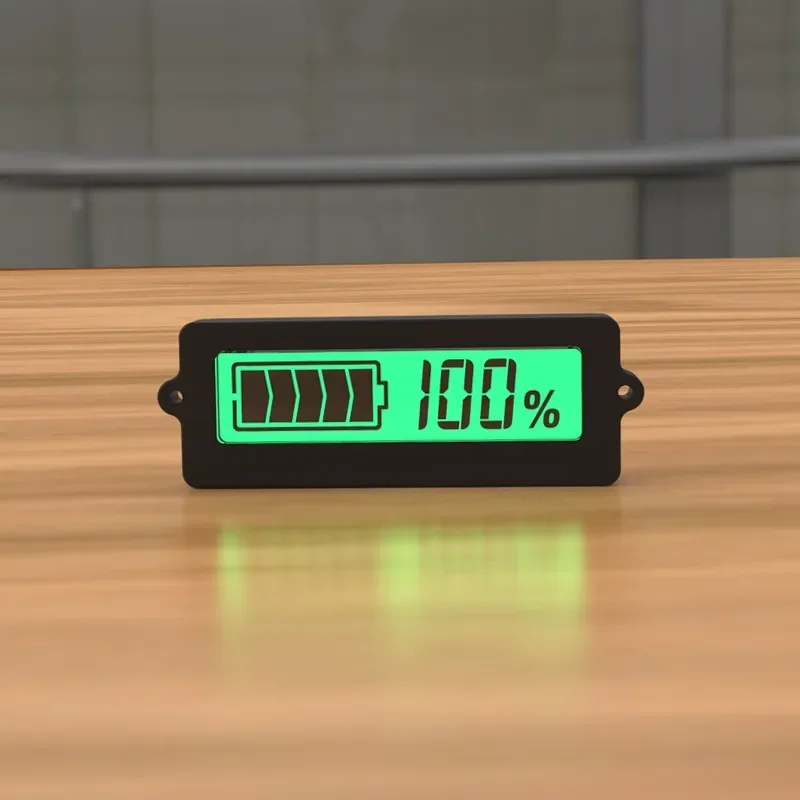 Imagem -05 - Chumbo-ácido Bateria Charge Indicator Recessed Bateria Capacidade Indicador Voltímetro Luz Verde 12v 24v 36v 48v Ly6n