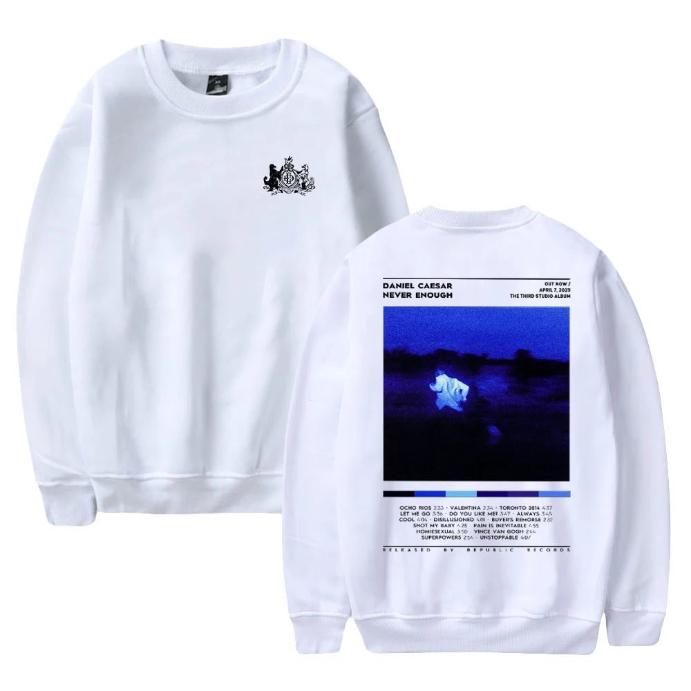 Daniel Caesar Never Enough Sweatshirt Unisex Crewneck Long Sleeve Streetwear Women Men Fashion Clothes