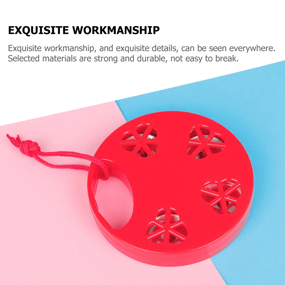 Tambor de sino de flor portátil, 2 peças, pandeiro infantil, instrumento musical de percussão para educação precoce, desenvolvimento de ritmo, criança