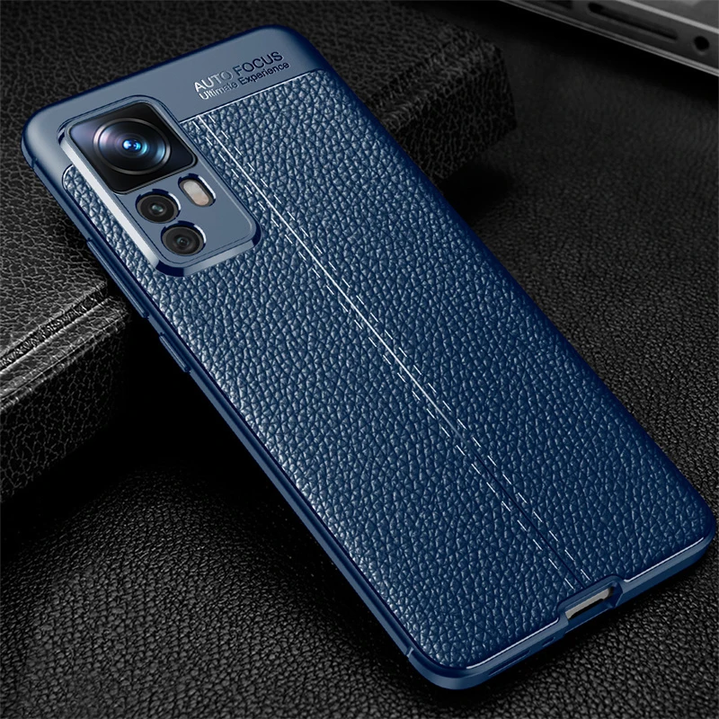 For Xiaomi Mi 12T Pro Case For Mi 12T Pro Cover Capa Shockproof Phone Bumper Back TPU Soft Leather For Fundas Mi 12T Pro Cover