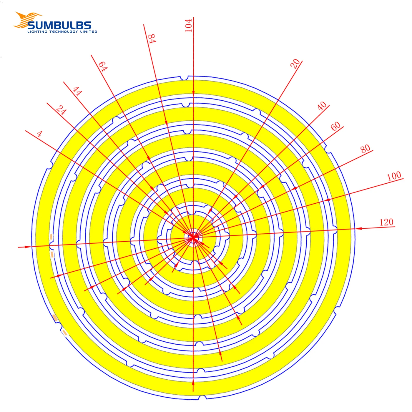 SUMBULBS Angel Eyes COB Light Source Ring LED Chip 2W-12W 12V DC Annual Shape 20mm-120mm for DIY Car Bulb Cold Warm White image 3