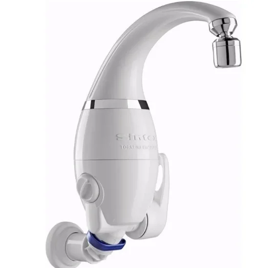 6500W 220V Sintex White Electronic Faucet