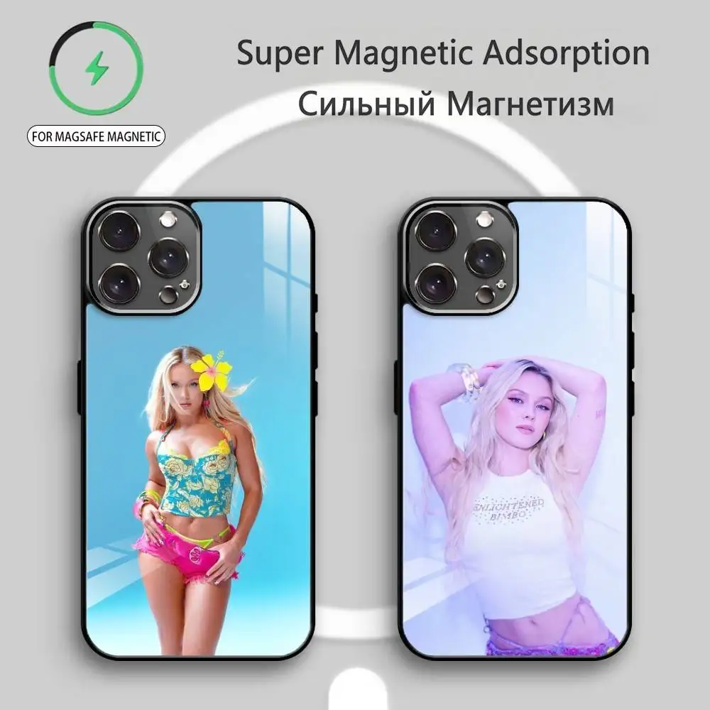 

S-Singer Z-Zara L-Larsson Venus Phone Case For iPhone17,16,15,14,13,12,11 Plus,Pro Max Magnetic For Magsafe Wireless Charging